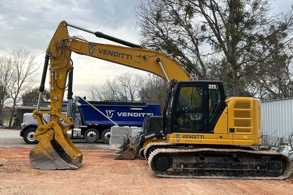 Professional lawn mowing service in Austin, TX by Venditti Demolition