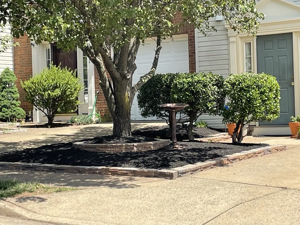 Professional landscape installation in Sterling, VA by Ventura Landscaping