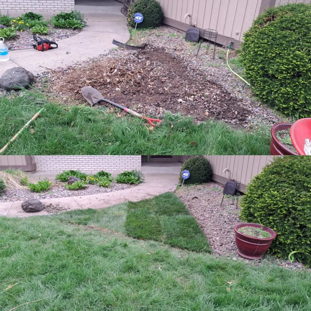 Expert outdoor landscaping with custom design across Columbia Heights, MN - Ventura Lawn Care