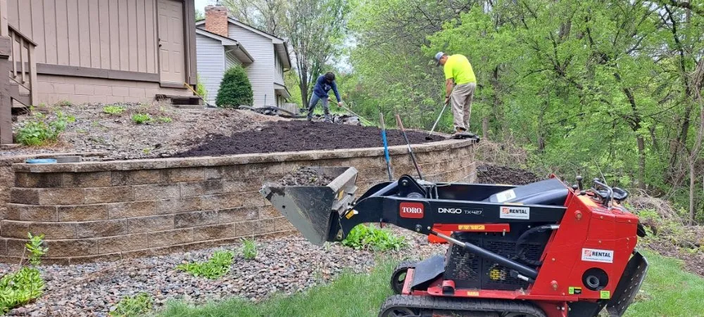 Local landscaping services in Columbia Heights, MN by Ventura Lawn Care