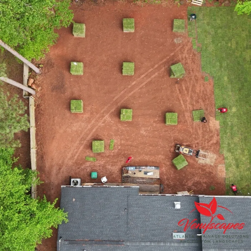 Local residential landscaping in Stone Mountain, GA by Venyscapes Landscaping Company