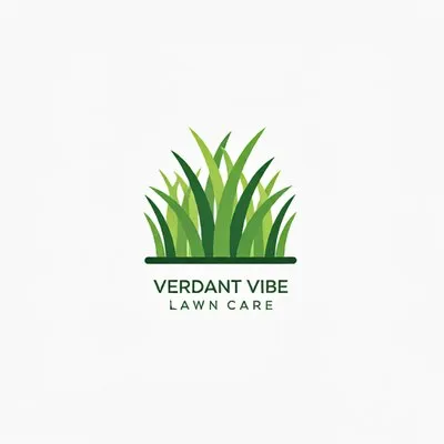 Verdant Vibe Lawn Care Logo