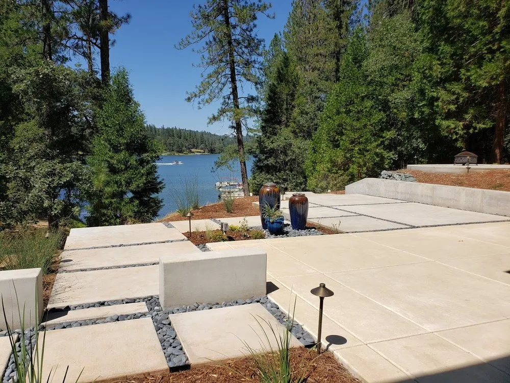 Custom landscape installation in Granite Bay, CA by Verde Creations