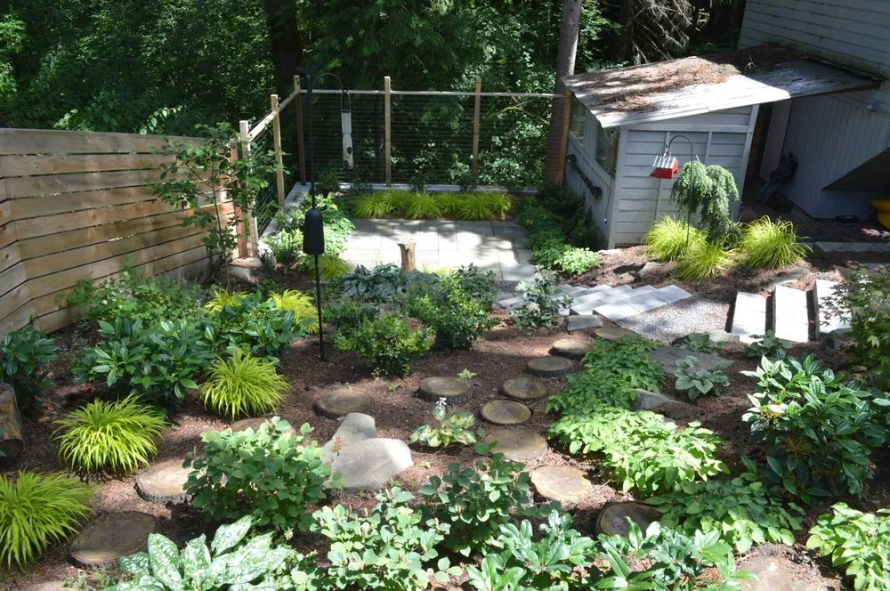 Professional landscape installation in Lake Forest Park, WA - Verde Gardens