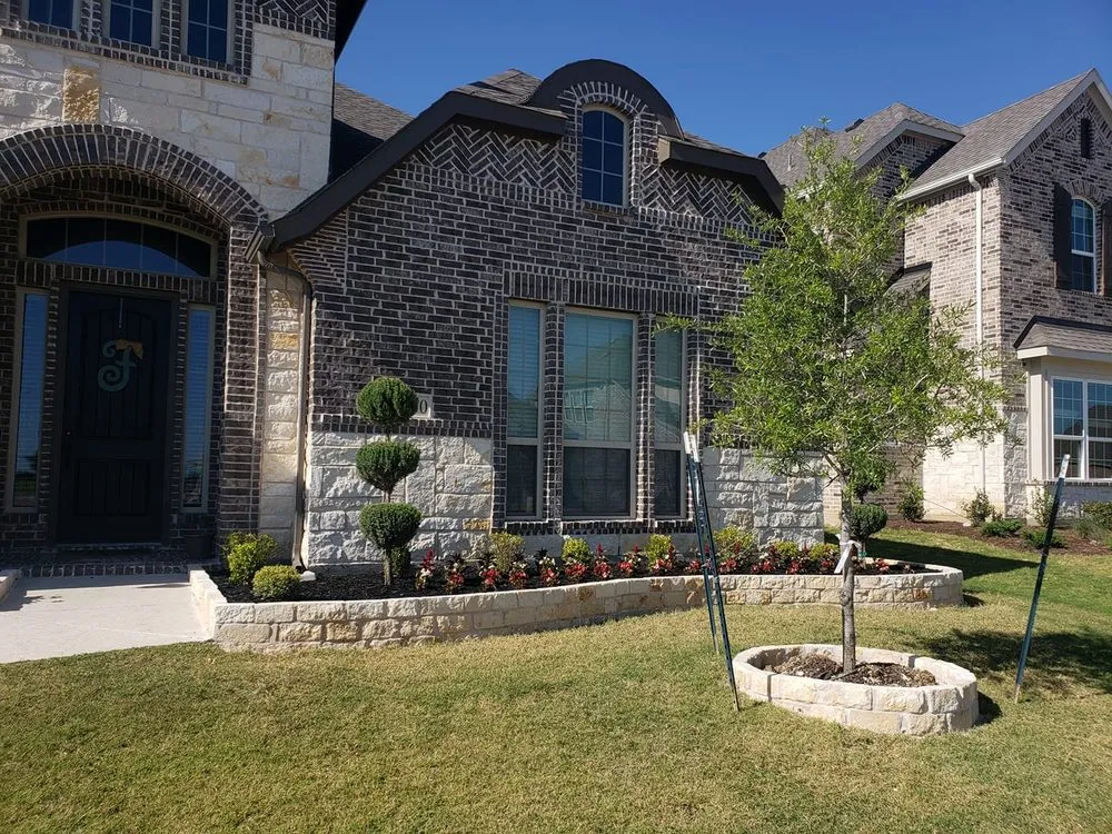 Professional landscape design for residential properties in Prosper, TX by Verde Home Services