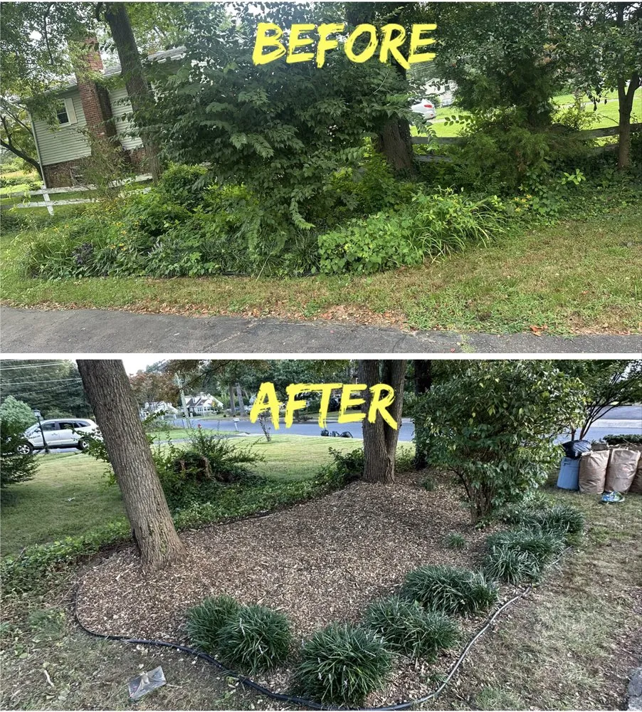 Custom lawn mowing service with custom design across Upper Marlboro, MD - Verde Improvements Landscape & Hardscape