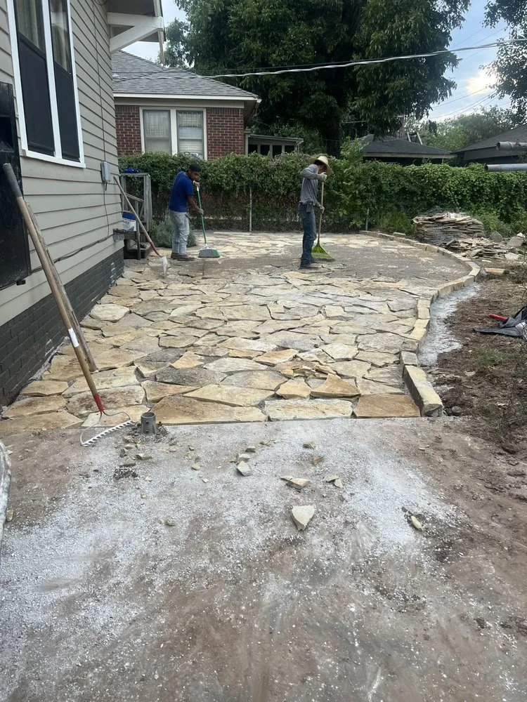 Custom landscaping services in Oklahoma City, OK by Verde Natural Lawn Services