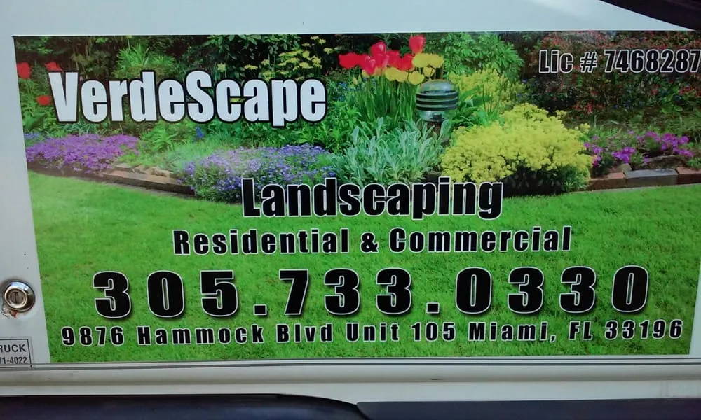 Affordable landscape design near you in Miami, FL by VerdeScape Landscaping