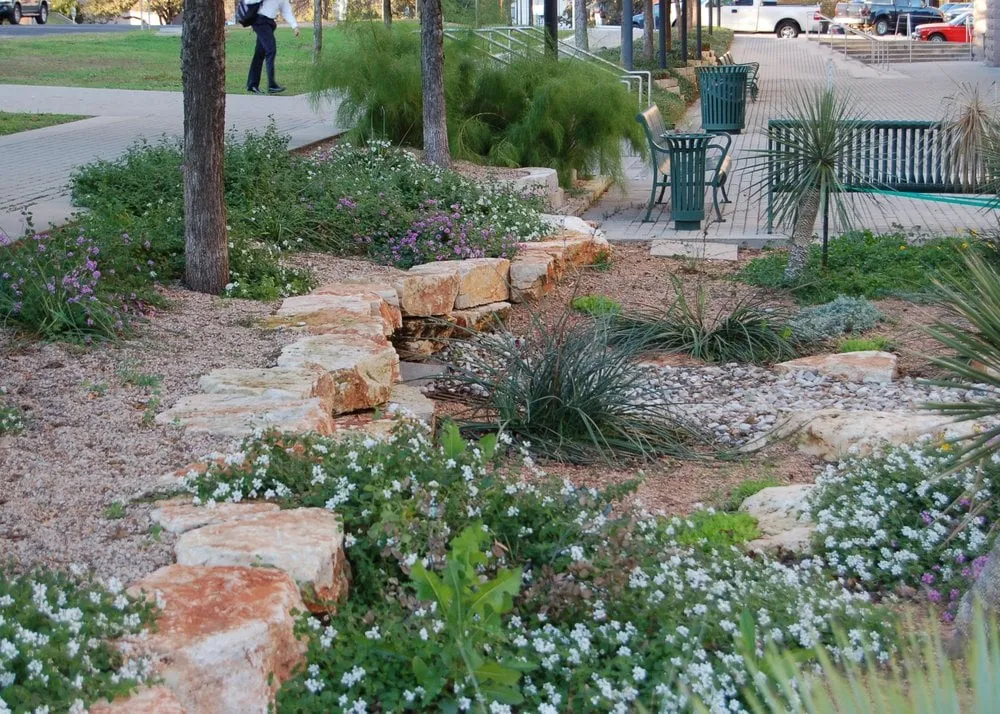 Professional outdoor landscaping in Austin, TX by Verdi