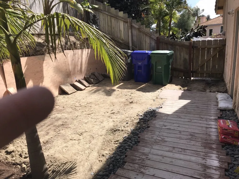 Custom yard cleanup service in Encinitas, CA by Verdiant Maintenance