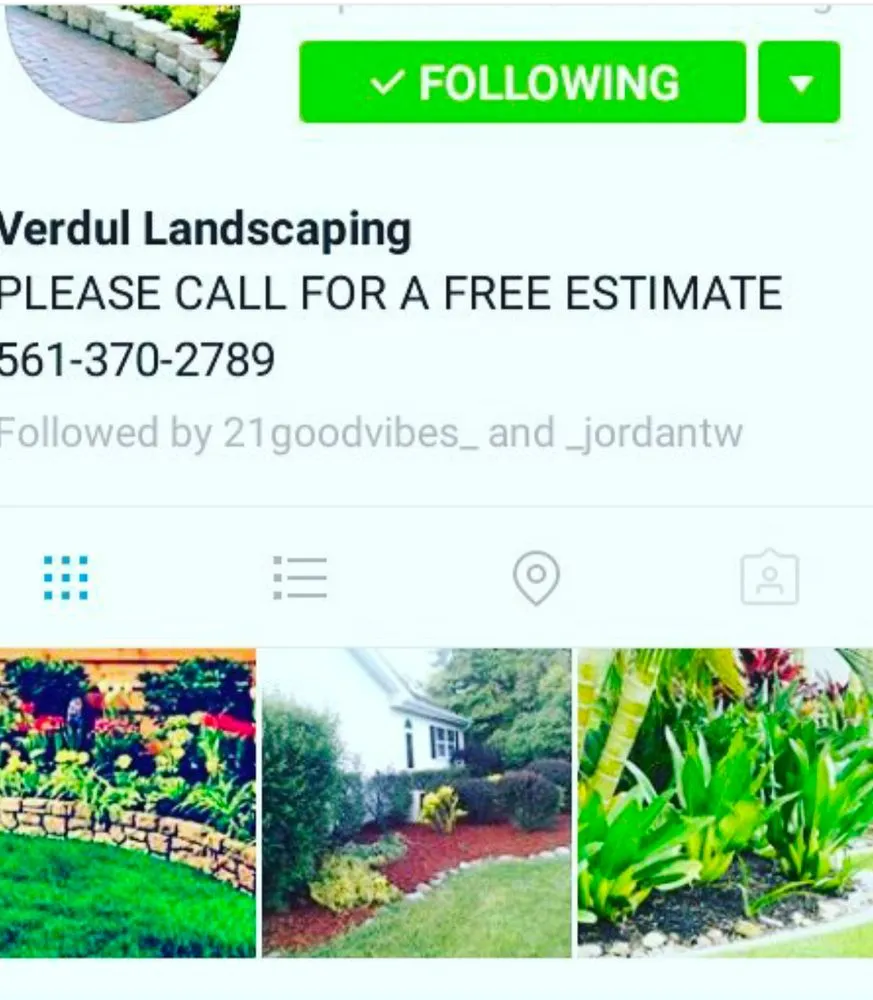 Expert yard maintenance in Greenacres, FL by Verdul Landscaping & Lawn Service