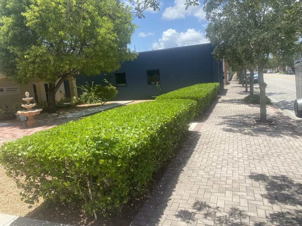 Custom outdoor landscaping in Lake Park, FL by Verry Fast Landscaping