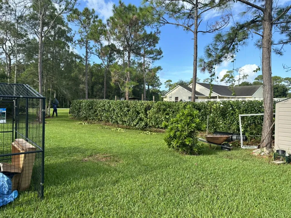 Affordable outdoor landscaping in Lake Park, FL by Verry Fast Landscaping