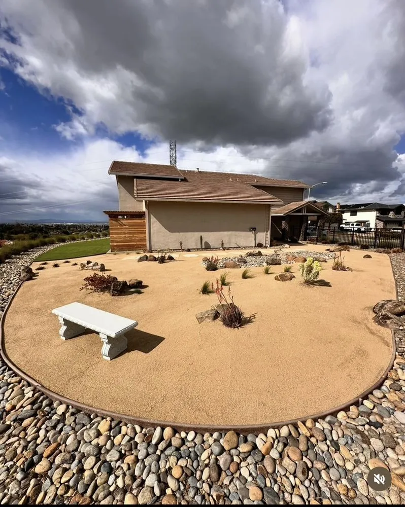 Custom outdoor landscaping in Rialto, CA - Versatile Establishment LLC