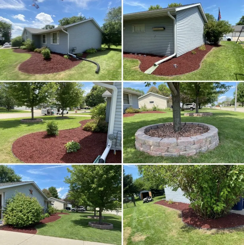 Custom yard cleanup service in Janesville, WI by Versatile Landscaping