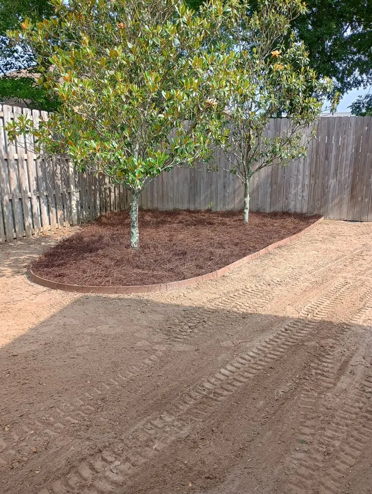 Local landscape installation for homes in Saint Francisville, LA by Vessels Lawn Service and Landscaping