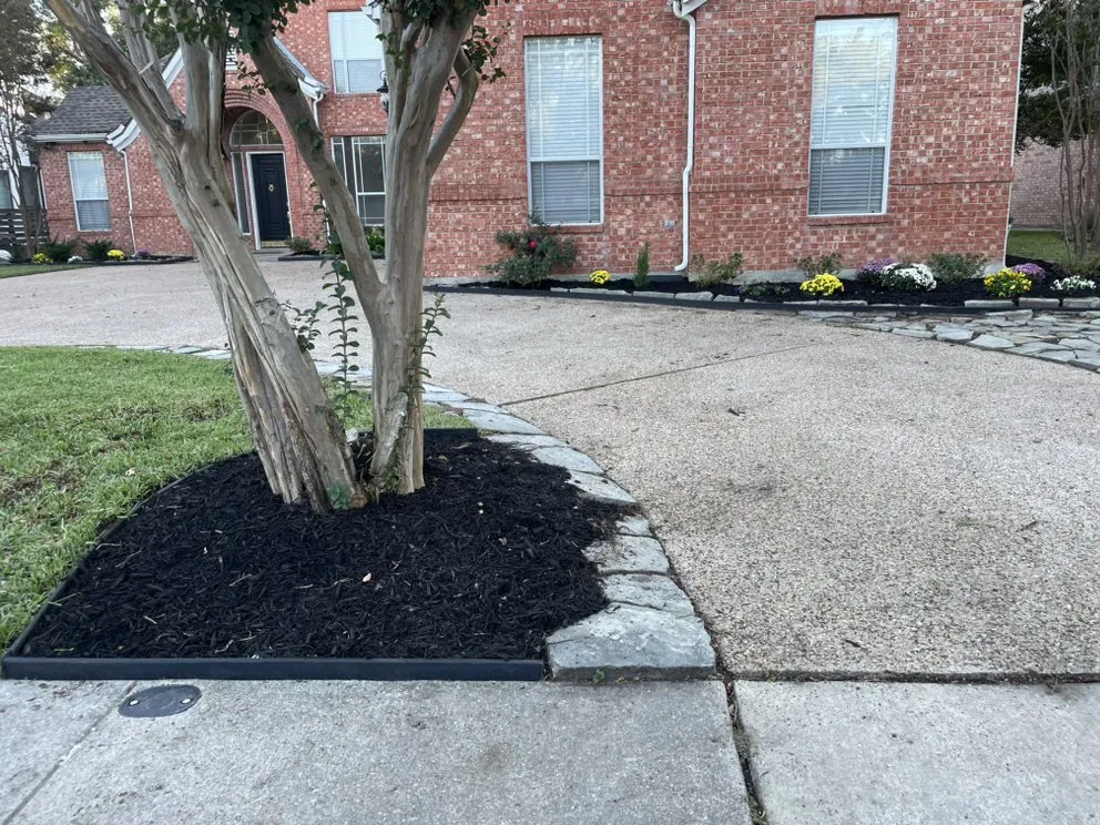 Professional garden landscaping in McKinney, TX - Veteran Brothers Lawn Care