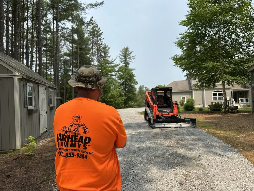 Local garden landscaping in Fitchburg, MA by Veteran Compact Tractor Service