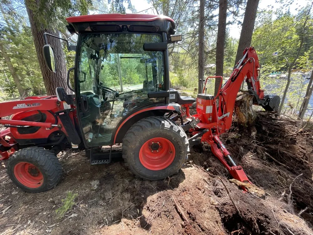 Expert garden landscaping in Fitchburg, MA - Veteran Compact Tractor Service