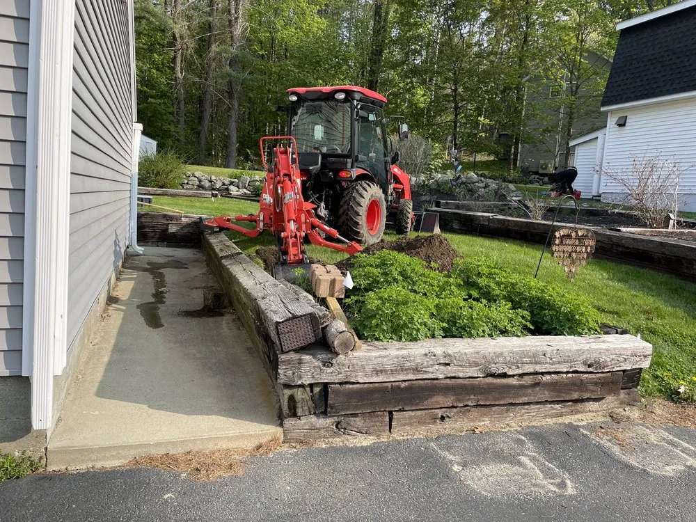 Reliable lawn care service with custom design across Fitchburg, MA - Veteran Compact Tractor Service