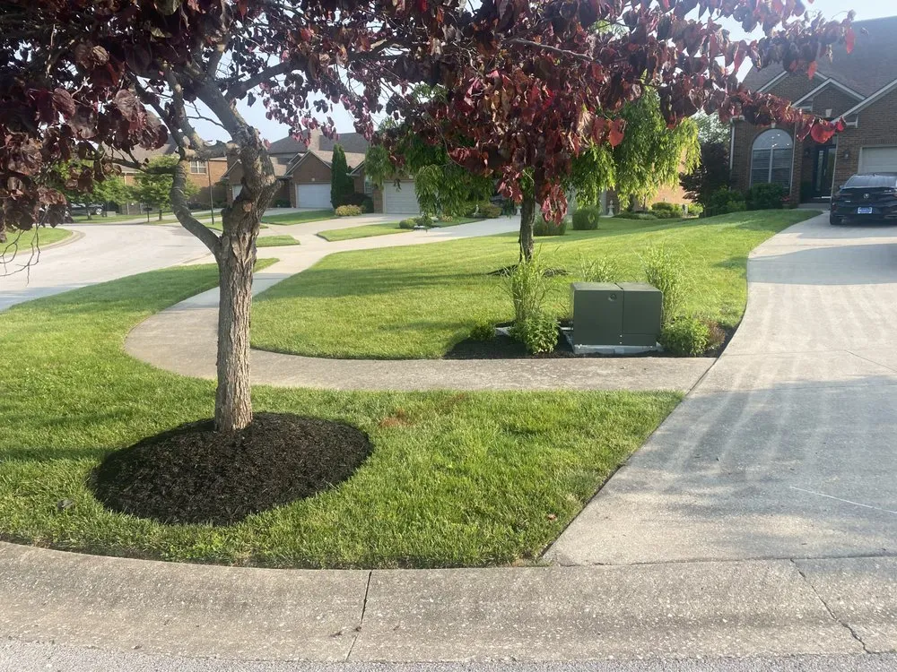 Professional landscape installation in Richmond, KY by Veteran Landscaping