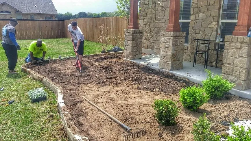 Professional garden landscaping experts serving Hutto, TX - Veteran Lawn Care & Landscaping