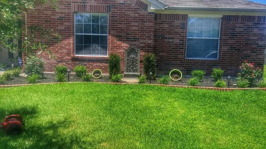 Custom landscape design for outdoor upgrades in Hutto, TX by Veteran Lawn Care & Landscaping