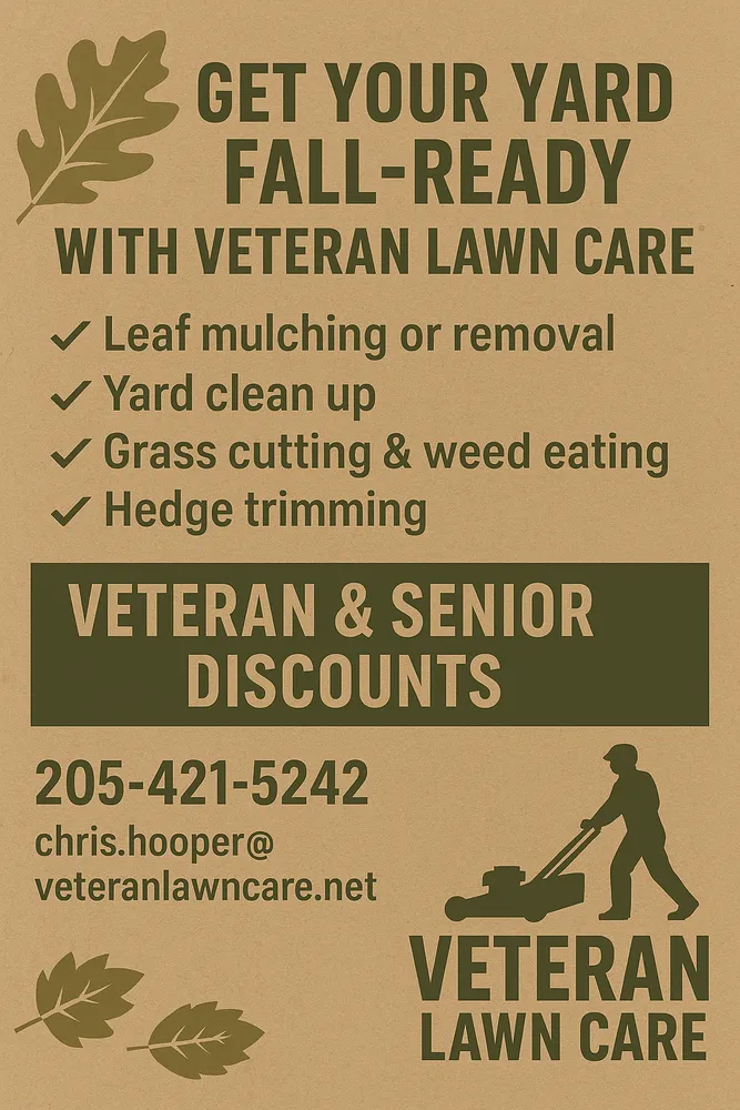 Local landscaping services experts serving Alexandria, AL - Veteran Lawn Care
