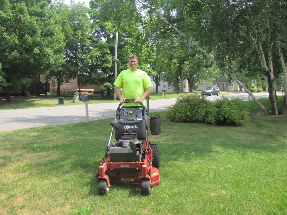 Professional landscape installation in Rice, MN by Veteran Lawn Care