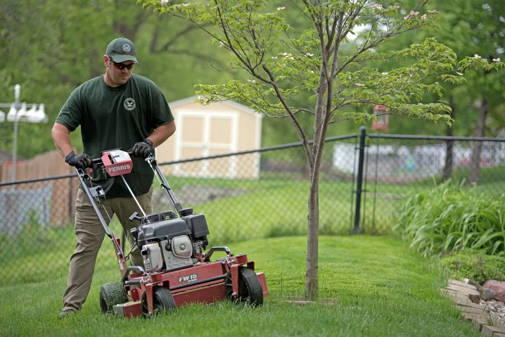 Local yard cleanup service for homes in Council Bluffs, IA by Veteran Lawn Services