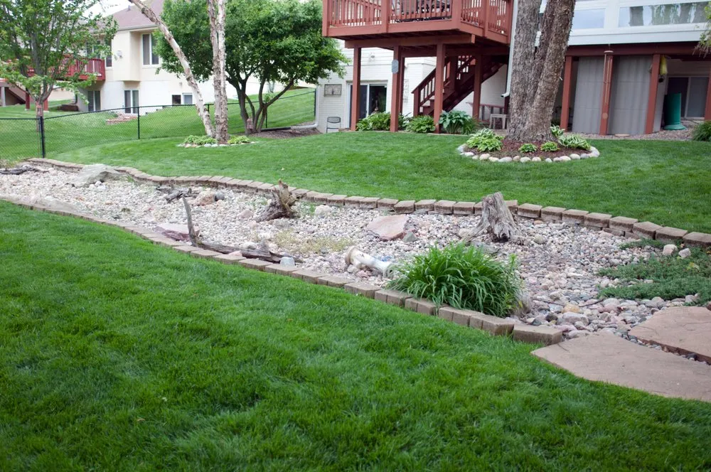 Top-rated garden landscaping near you in Council Bluffs, IA by Veteran Lawn Services