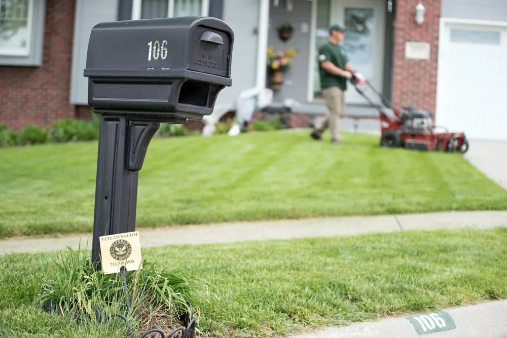 Local landscaping services for homes in Council Bluffs, IA by Veteran Lawn Services