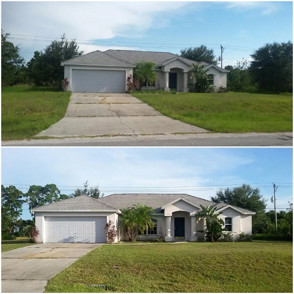 Custom outdoor landscaping for year-round maintenance across Palm Bay, FL - Veteran Lawn Services