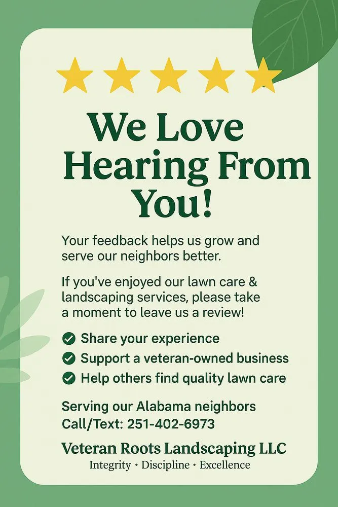 Professional landscape design in Panama City Beach, FL by Veteran Roots Landscaping