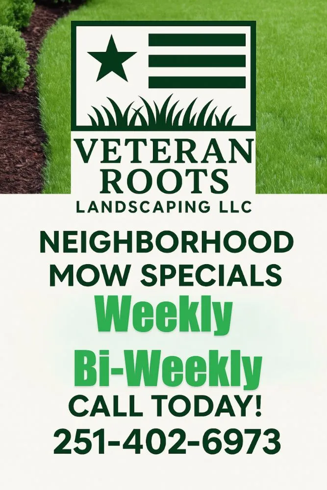 Affordable landscaping services near you in Panama City Beach, FL by Veteran Roots Landscaping