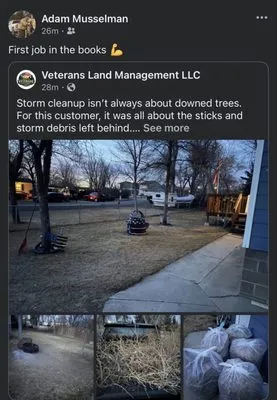 Veterans Land Management Logo