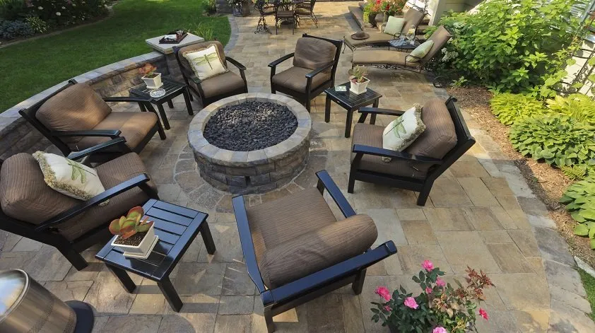 Professional lawn mowing service with custom design in Fernandina Beach, FL by Veterans Landscape Management