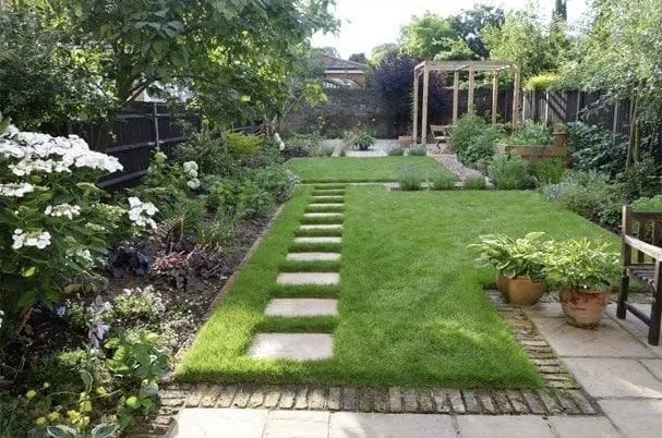 Custom landscape installation in Dallas, TX by Veterans Landscaping