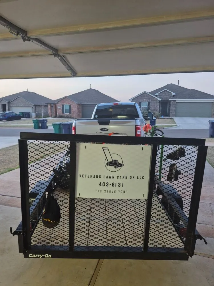 Top-rated landscaping services with custom design in Mustang, OK by Veterans Lawn Care