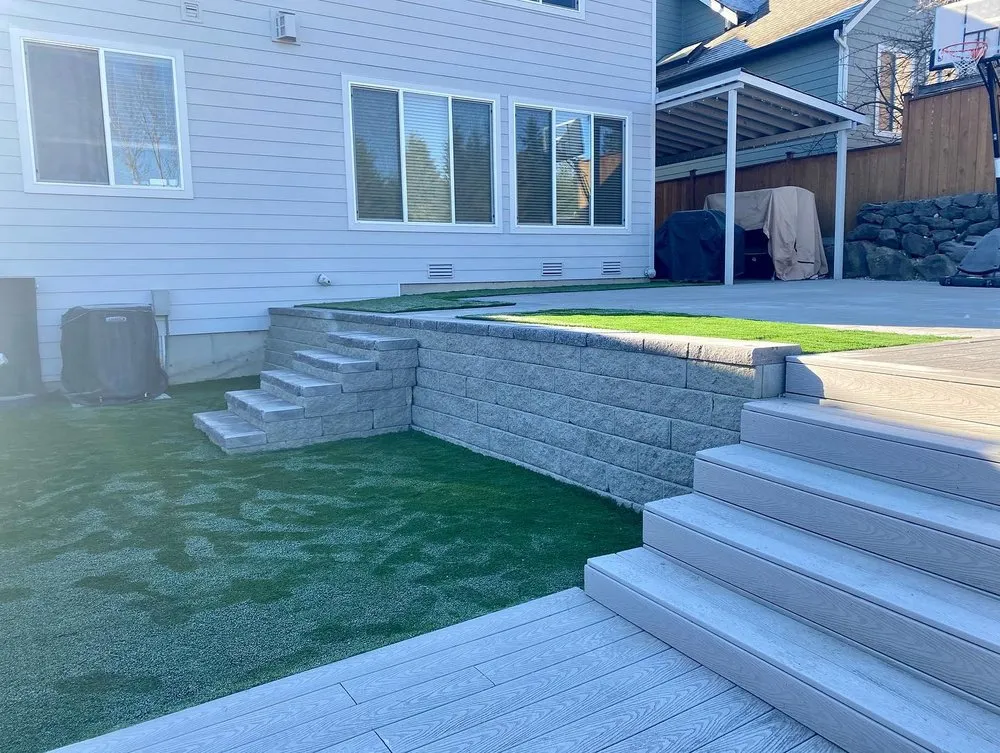 Local garden landscaping with custom design in Kent, WA by Veth’s Landscape Services