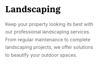 Reliable landscaping services for residential properties in Mayer, AZ by Vets 1st Contracting