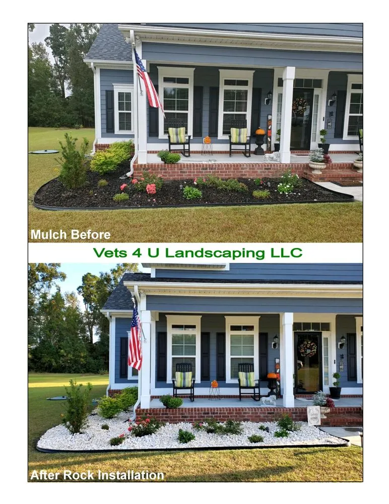 Custom lawn mowing service for beautiful yards across Marion, SC - Vets 4 U Landscaping