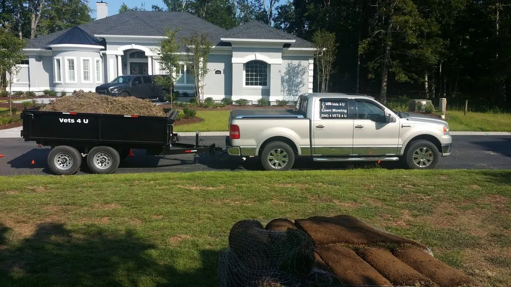 Reliable landscaping services for homes in Marion, SC by Vets 4 U Landscaping