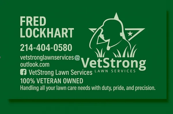VetStrong Lawn Services Logo