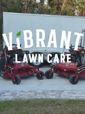 Vibrant Lawn Care Logo