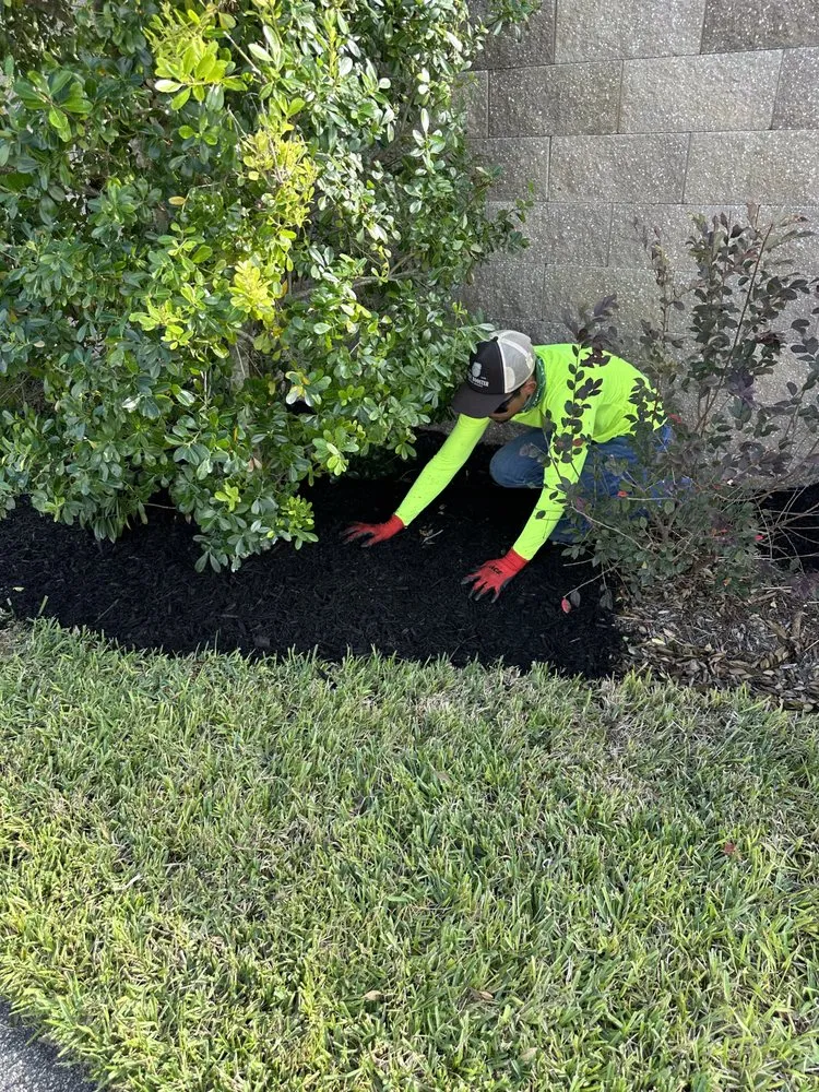 Custom outdoor landscaping in The Villages, FL by Vibrant services