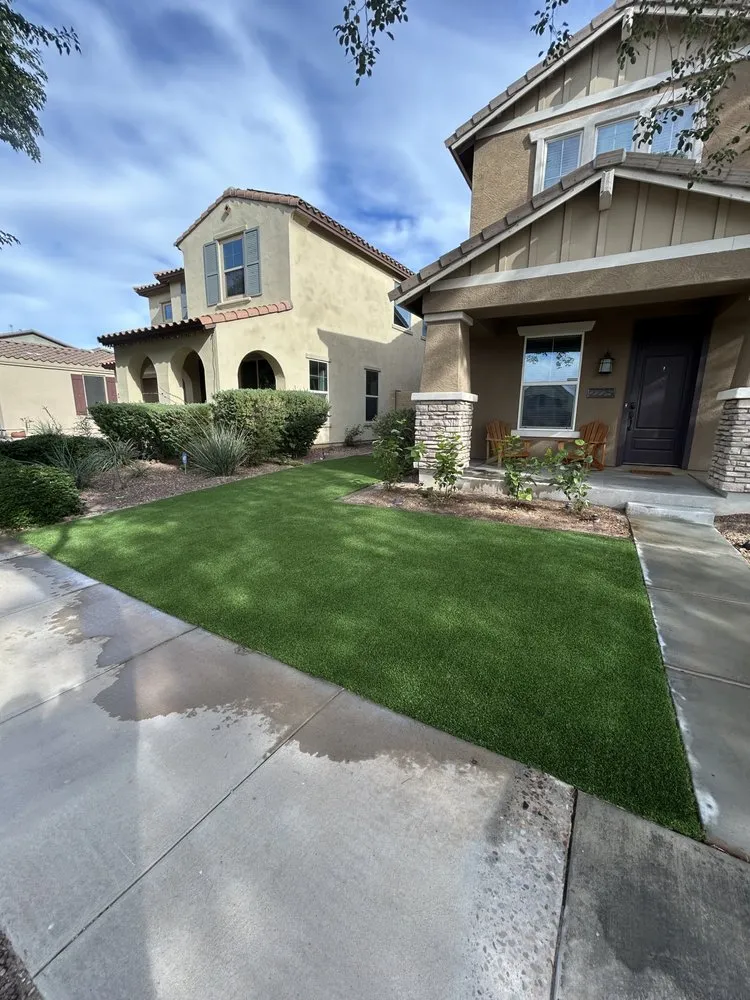 Professional outdoor landscaping in El Mirage, AZ by Vibrant Vistas Landscaping and Hardscape