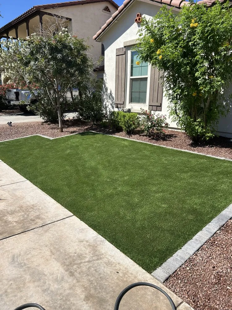 Custom outdoor landscaping for beautiful yards across El Mirage, AZ - Vibrant Vistas Landscaping and Hardscape