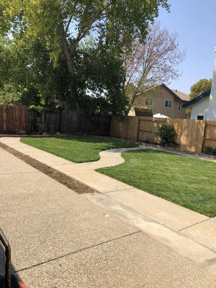 Custom landscape installation for homes across Sacramento, CA - Vicente Landscaping