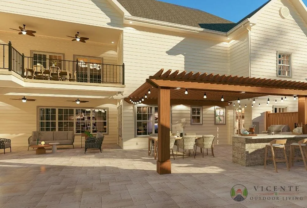 Custom landscaping services for residential properties across Tyler, TX - Vicente Outdoor Living